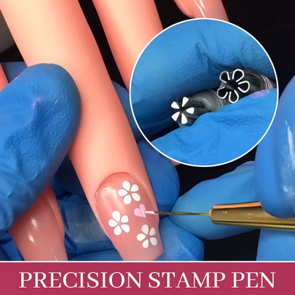 Precision Nail Art Stamp Pen Kit